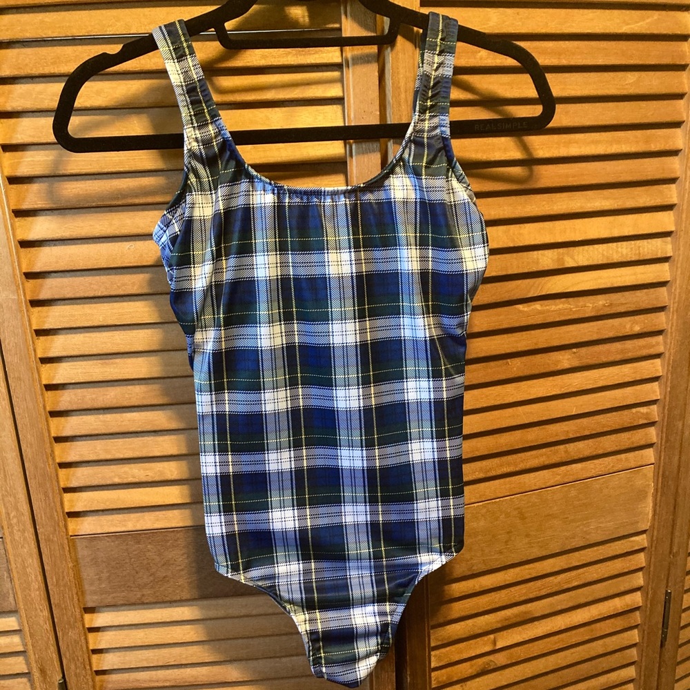 Unite Plaid Swimsuit